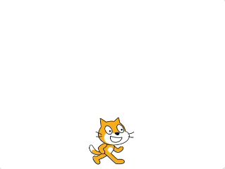 バウンドするスクラッチキャット